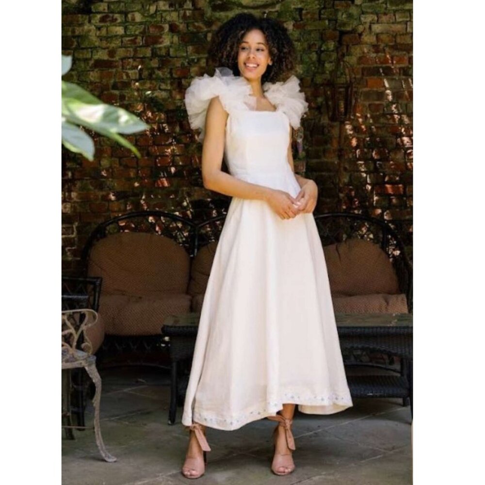 NWT- Fanm Mon Afyon Dress in Ivory
